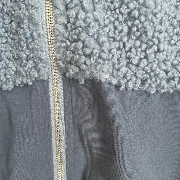 SHEIN. Blue Zip Hoodie. Size SM/M. - Picture 3 of 3